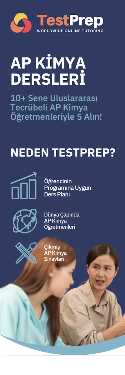 AP Kimya Özel Ders Alarak Science Bölümleri için Gereken 5'e Ulaşın!