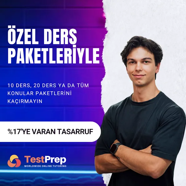 10, 20 ve 45 derslik özel ders paket seçenekleriyle, hem kısa vadeli hedeflere odaklanın hem de indirim alın!