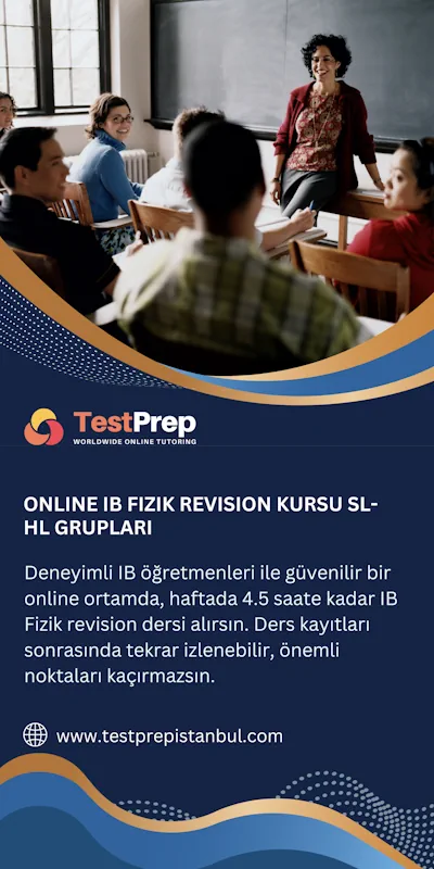 Online IB Fizik Revision Kursu SL-HL Grupları