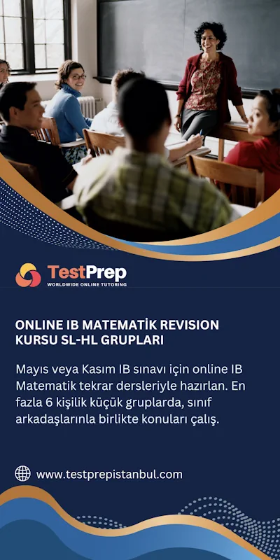 Online IB Matematik Revision Kursu SL-HL Grupları