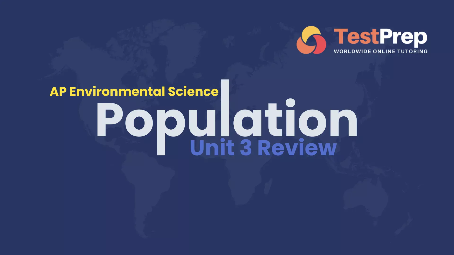 AP Environmental Science Unit 3 Review: Nüfuslar ve Nüfus Dinamikleri