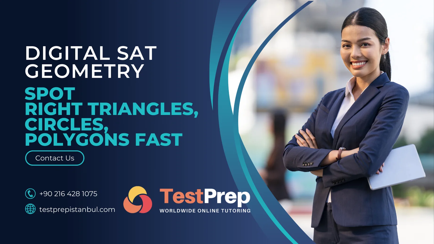 Digital SAT Geometry: Spot Right Triangles, Circles, Polygons Fast