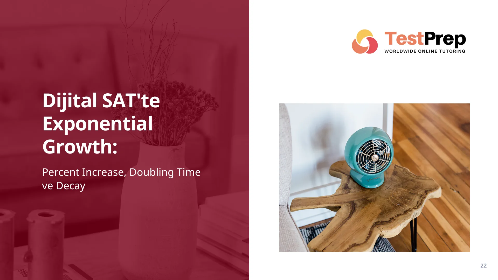 Dijital SAT'te Exponential Growth: Percent Increase, Doubling Time ve Decay