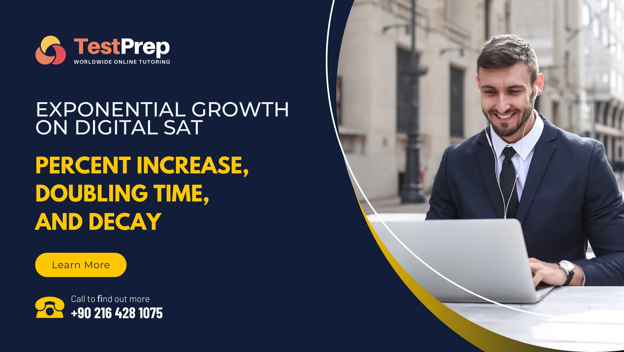 Exponential Growth on Digital SAT: Percent Increase, Doubling Time, and Decay